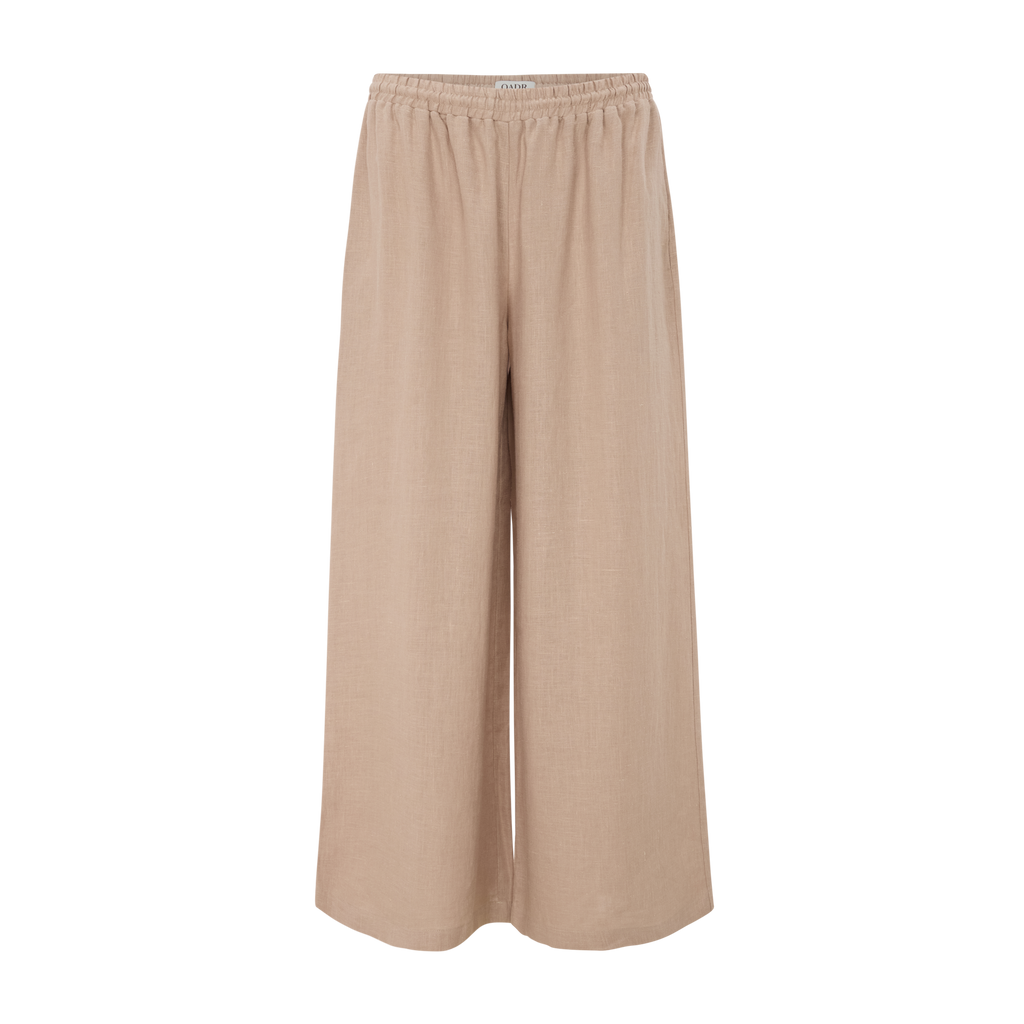 “Sand Weave” Linen Culottes