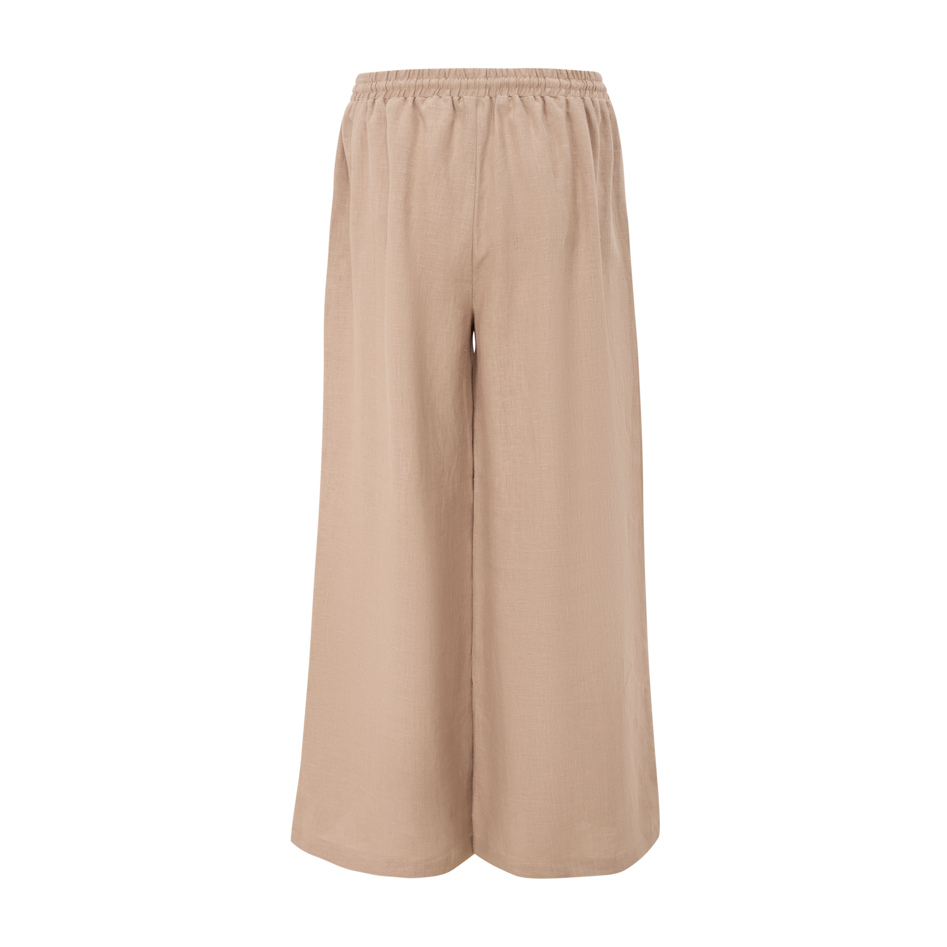 “Sand Weave” Linen Culottes