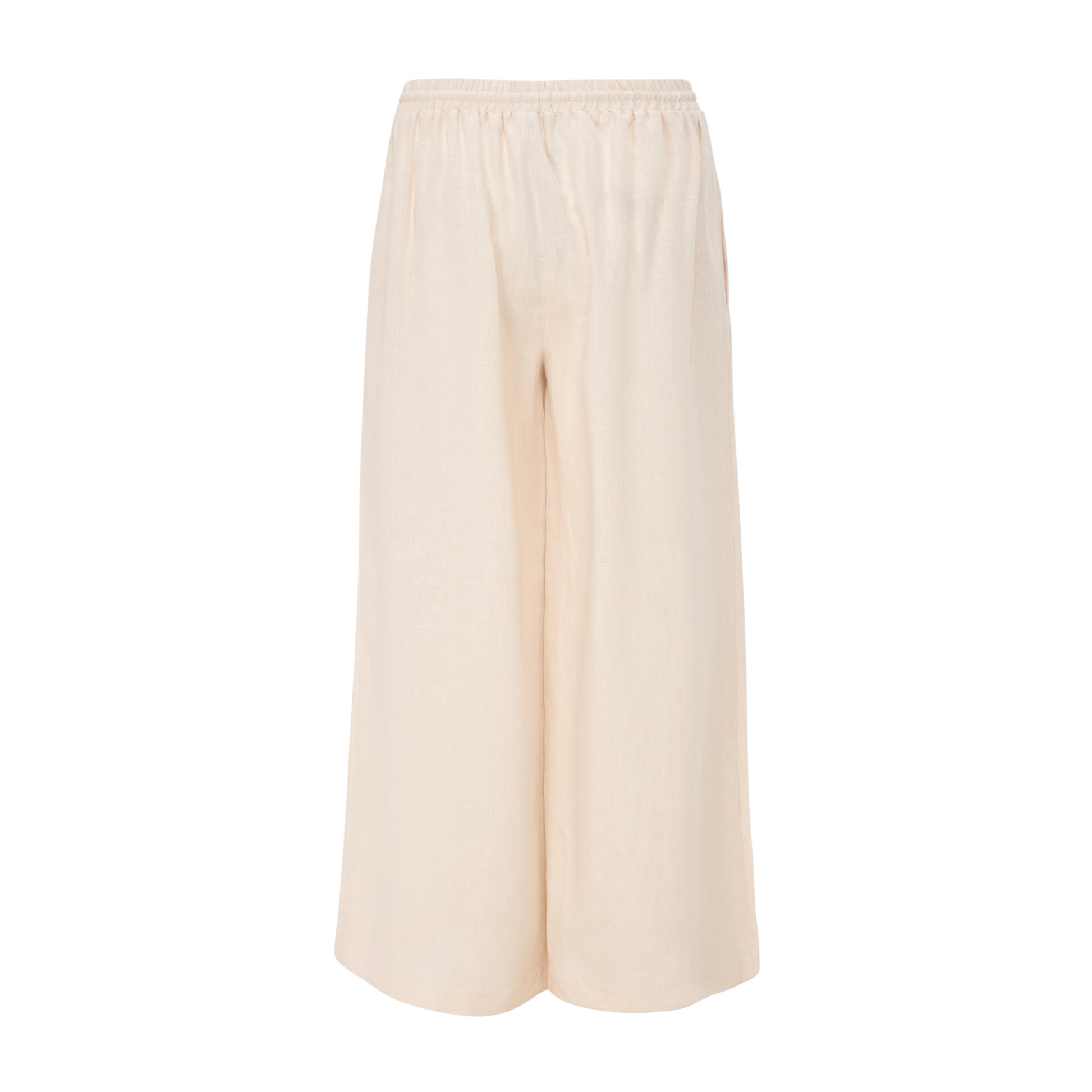 “Sand Weave” Linen Culottes