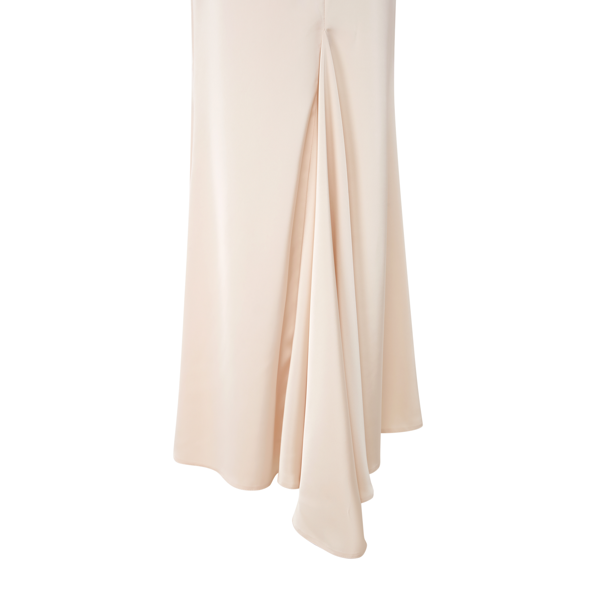 Silk Train Skirt “Serene”